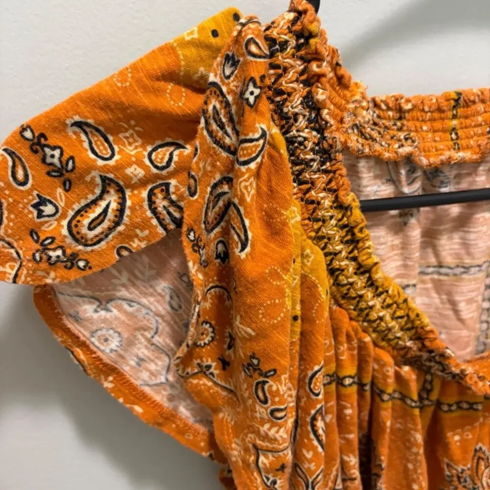 Democracy Women's Orange Blouse